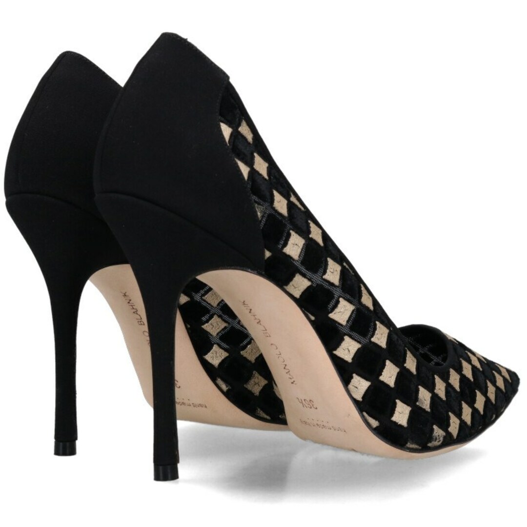MANOLO BLAHNIK - マノロブラニク FORTUNI レースベルベット MANOLO BLAHNIK - マノロブラニク FORTUNI レースベルベット