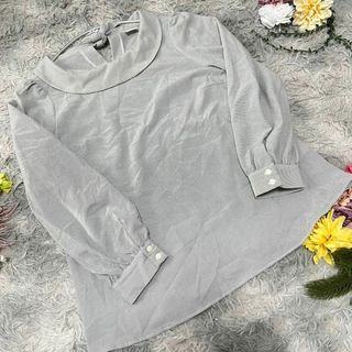 テチチ(Techichi)の【Te chichi】ボーダーシャツ　プルオーバー　ブラウス　(M)(シャツ/ブラウス(長袖/七分))
