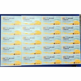 富士急ハイランド　フリーパス4名様分　富士急行　株主優待券(遊園地/テーマパーク)