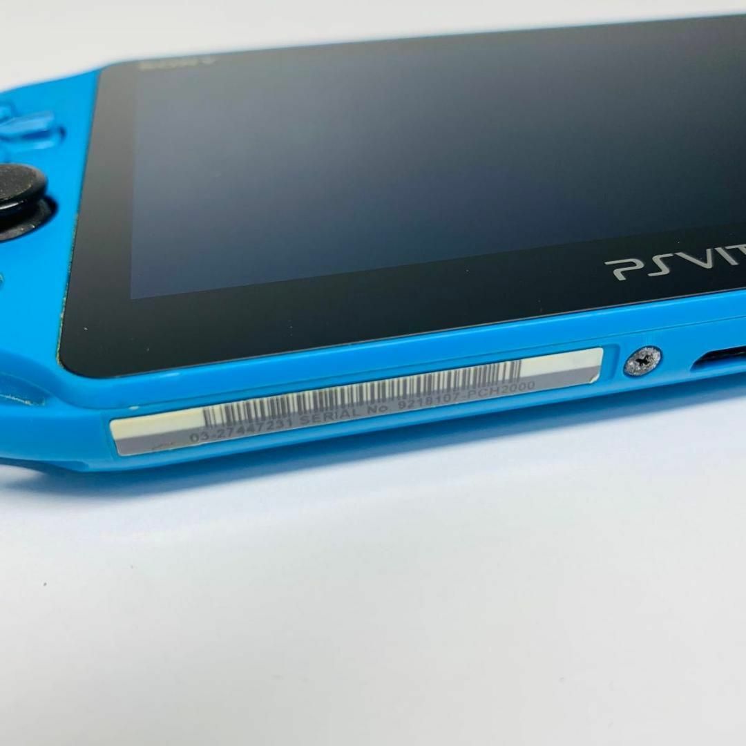 454】 PS Vita Wi-Fiモデル アクアブルーの通販 by フリマッピー 454】 PS Vita Wi-Fiモデル アクアブルーの通販 by フリマッピー