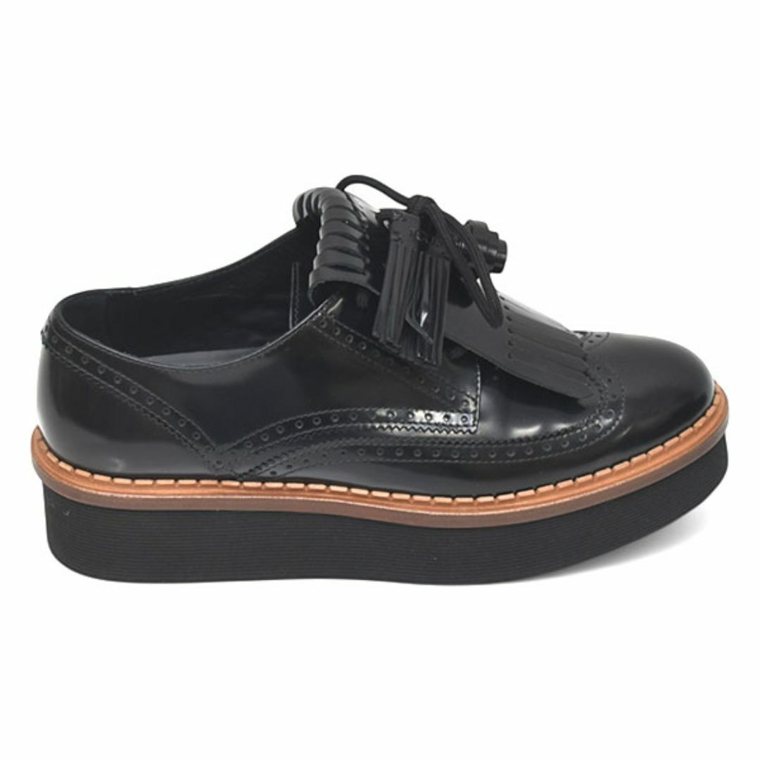 TOD'S - 新品❤️トッズ ロゴ フリンジ ローファー 革靴 38(約 TOD'S - 新品❤️トッズ ロゴ フリンジ ローファー 革靴 38(約