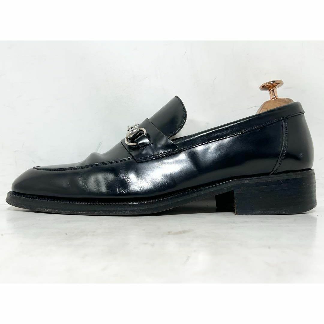 GUCCI - イタリア製 GUCCI 42.5E レザーホースビットローファー GUCCI - イタリア製 GUCCI 42.5E レザーホースビットローファー