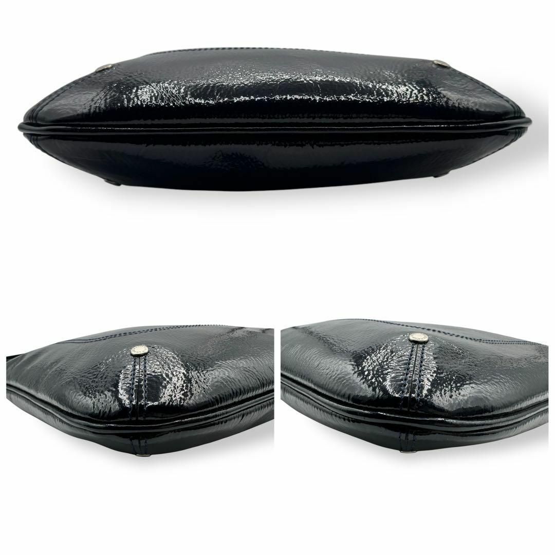 LONGCHAMP - AF4 LONGCHAMP ロンシャン エナメル サコッシュ LONGCHAMP - AF4 LONGCHAMP ロンシャン エナメル サコッシュ