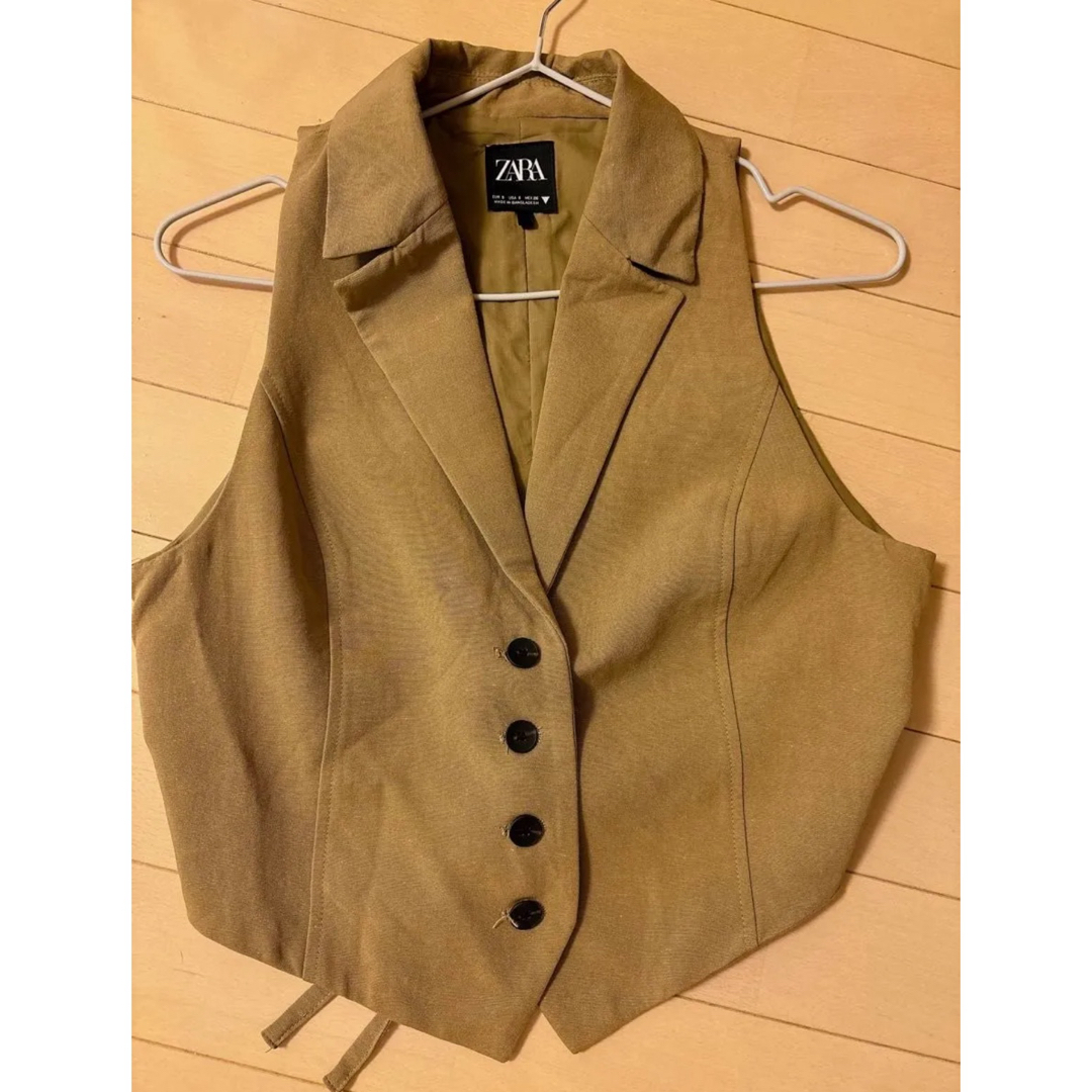 ZARA - ZARA カットアウトバック ベストの通販 by ⭐️復活SALE ZARA - ZARA カットアウトバック ベストの通販 by ⭐️復活SALE