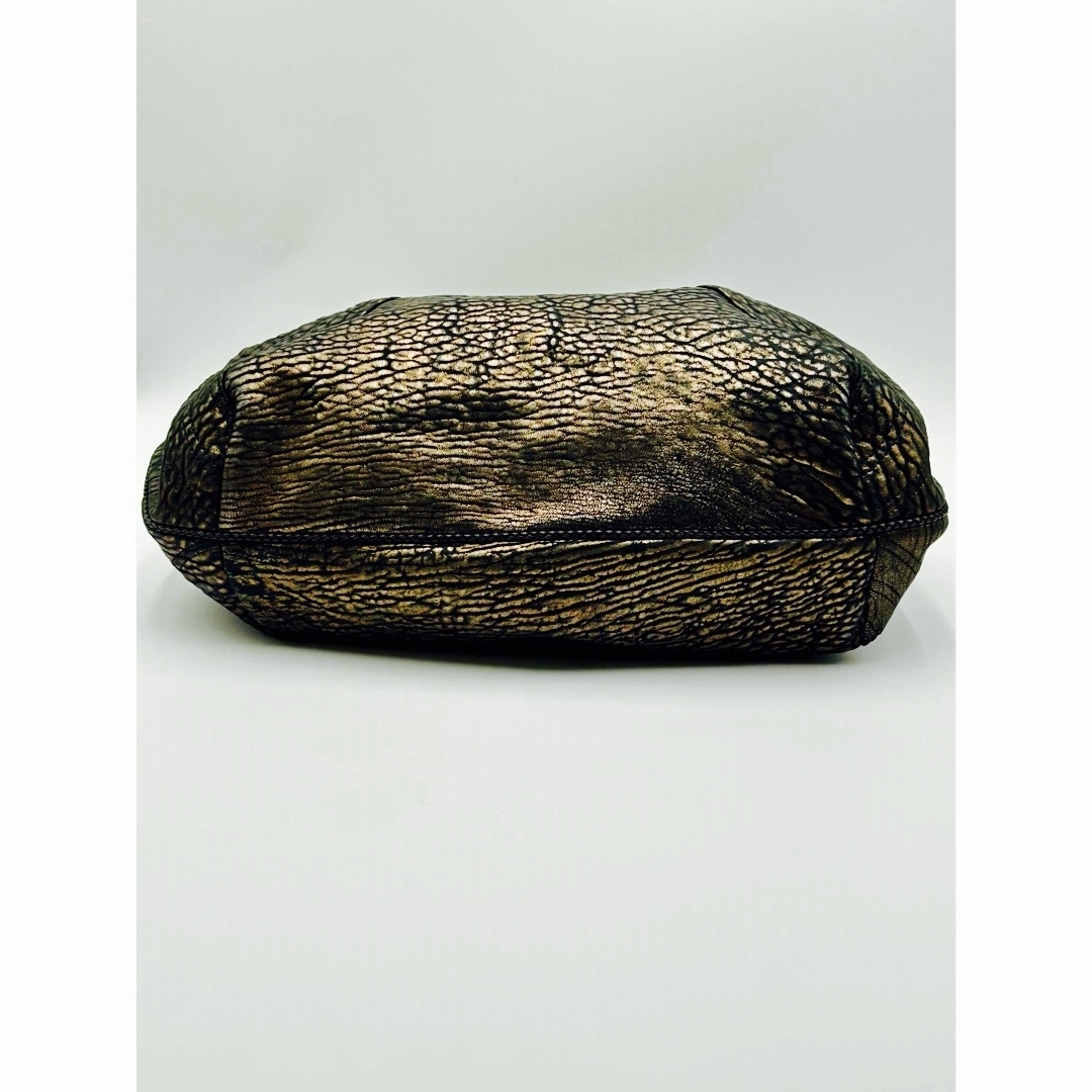FENDI - FENDI スパイバッグ ハンドバッグ レザー ダーク FENDI - FENDI スパイバッグ ハンドバッグ レザー ダーク