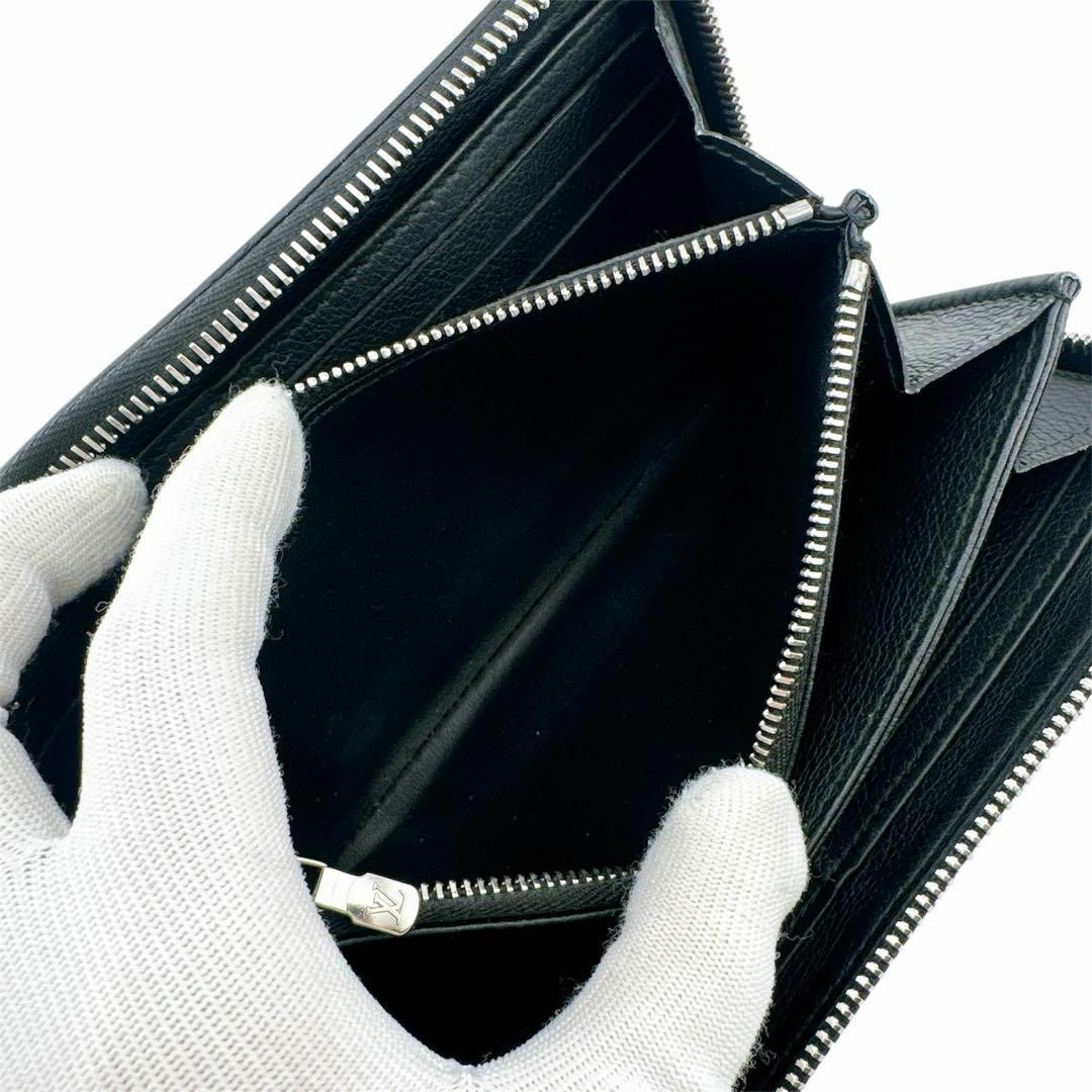LOUIS VUITTON - 美品◇ルイヴィトン LVロゴ ジッピーウォレット LOUIS VUITTON - 美品◇ルイヴィトン LVロゴ ジッピーウォレット