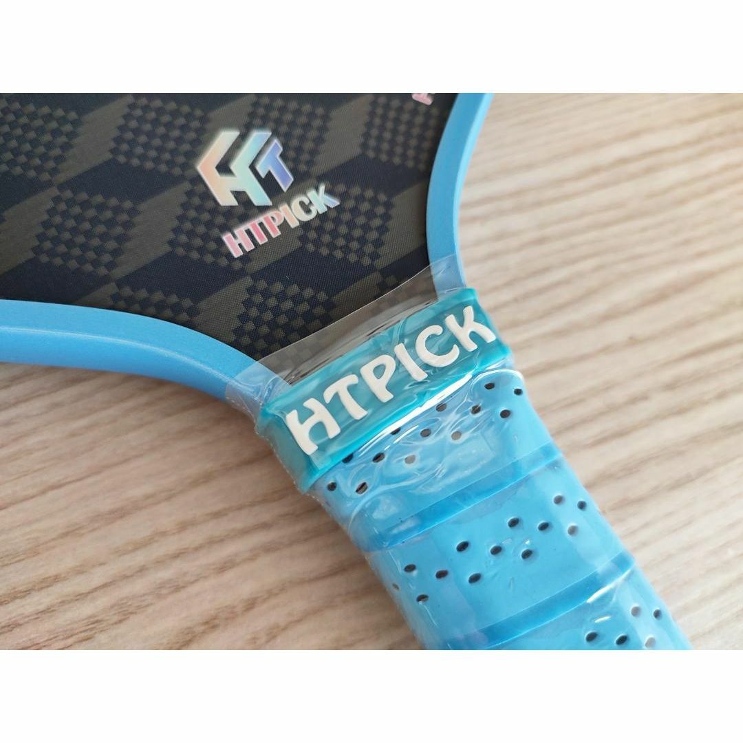 ピックルボール パドル HTPICK18K 生カーボンファイバー 青い 虹 ピックルボール パドル HTPICK18K 生カーボンファイバー 青い 虹