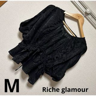 リシェグラマー(Riche glamour)の新品タグ付き♡Riche glamour♡ブラウス(シャツ/ブラウス(半袖/袖なし))