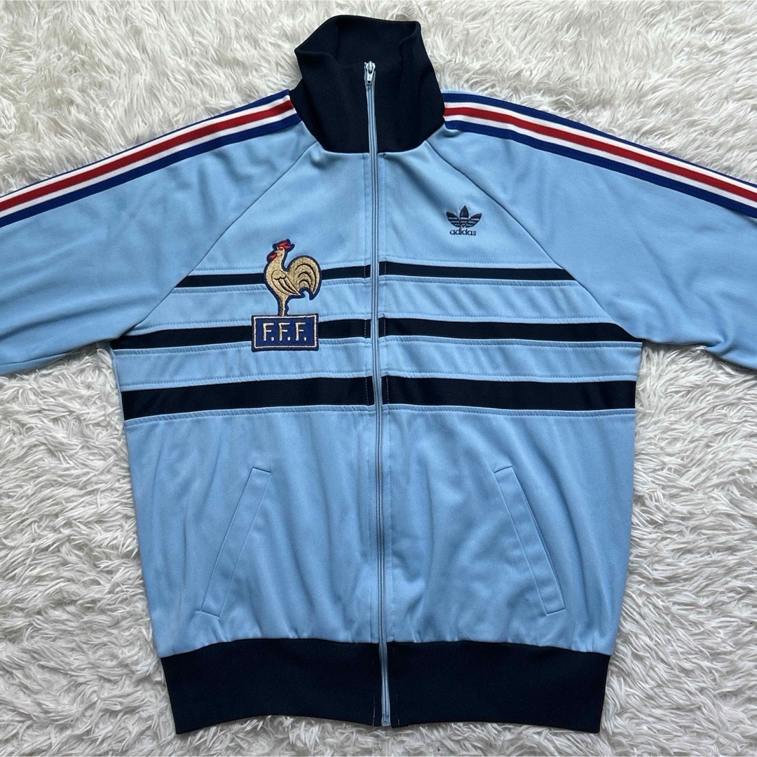 adidas - 希少 70s vintage adidas フランス代表 トラック adidas - 希少 70s vintage adidas フランス代表 トラック