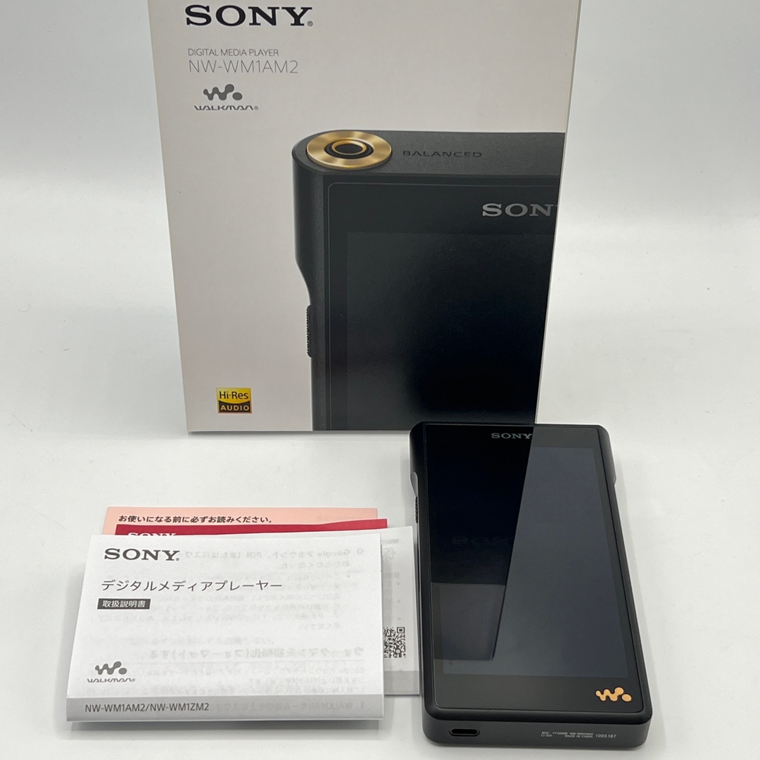 SONY - SONY WALKMAN NW-WM1AM2 128GB ブラック ポータブル SONY - SONY WALKMAN NW-WM1AM2 128GB ブラック ポータブル