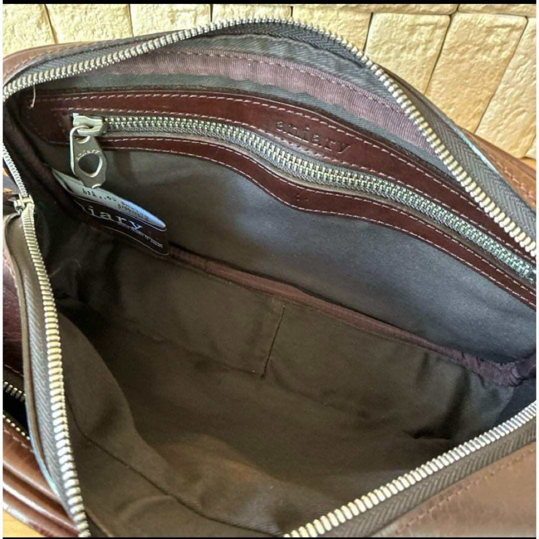 aniary - aniary ショルダーバッグスクエア型 Antique Leather aniary - aniary ショルダーバッグスクエア型 Antique Leather