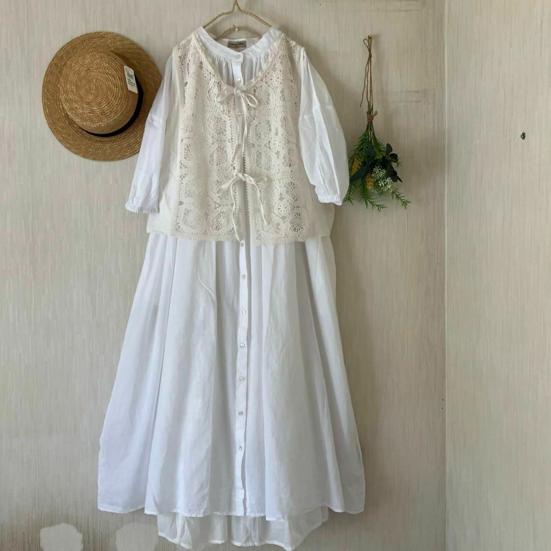 SM2 - 新品☆サマンサモスモス☆オフ☆パフスリーブふんわり SM2 - 新品☆サマンサモスモス☆オフ☆パフスリーブふんわり