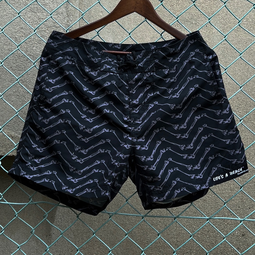 STUSSY - ライフズアビーチ LIFE'S A BEACH ボーンズ 骨柄 STUSSY - ライフズアビーチ LIFE'S A BEACH ボーンズ 骨柄