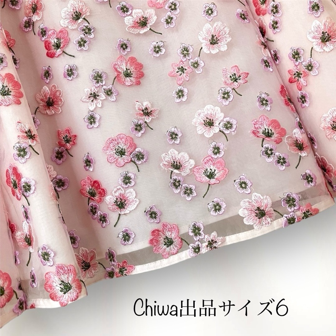 TOCCA - TOCCA トッカ フラワー刺繍 ワンピース 6 マリエッタ 花 TOCCA - TOCCA トッカ フラワー刺繍 ワンピース 6 マリエッタ 花