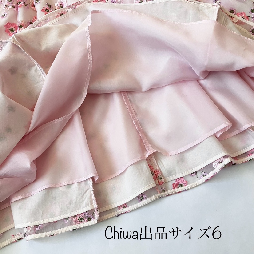 TOCCA - TOCCA トッカ フラワー刺繍 ワンピース 6 マリエッタ 花 TOCCA - TOCCA トッカ フラワー刺繍 ワンピース 6 マリエッタ 花