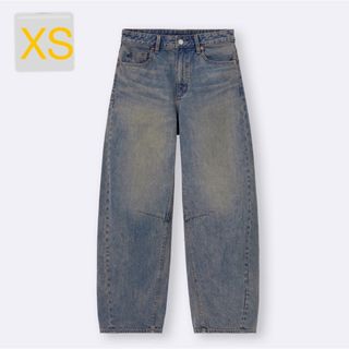 GU - ハイウエストストレートジーンズ+EC GU XS 美品の通販 by GU - ハイウエストストレートジーンズ+EC GU XS 美品の通販 by