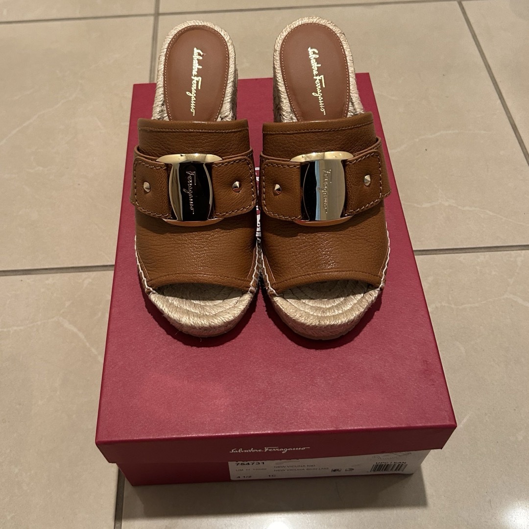 FERRAGAMO - フェラガモ ミュール サンダルの通販 by チェリー's FERRAGAMO - フェラガモ ミュール サンダルの通販 by チェリー's