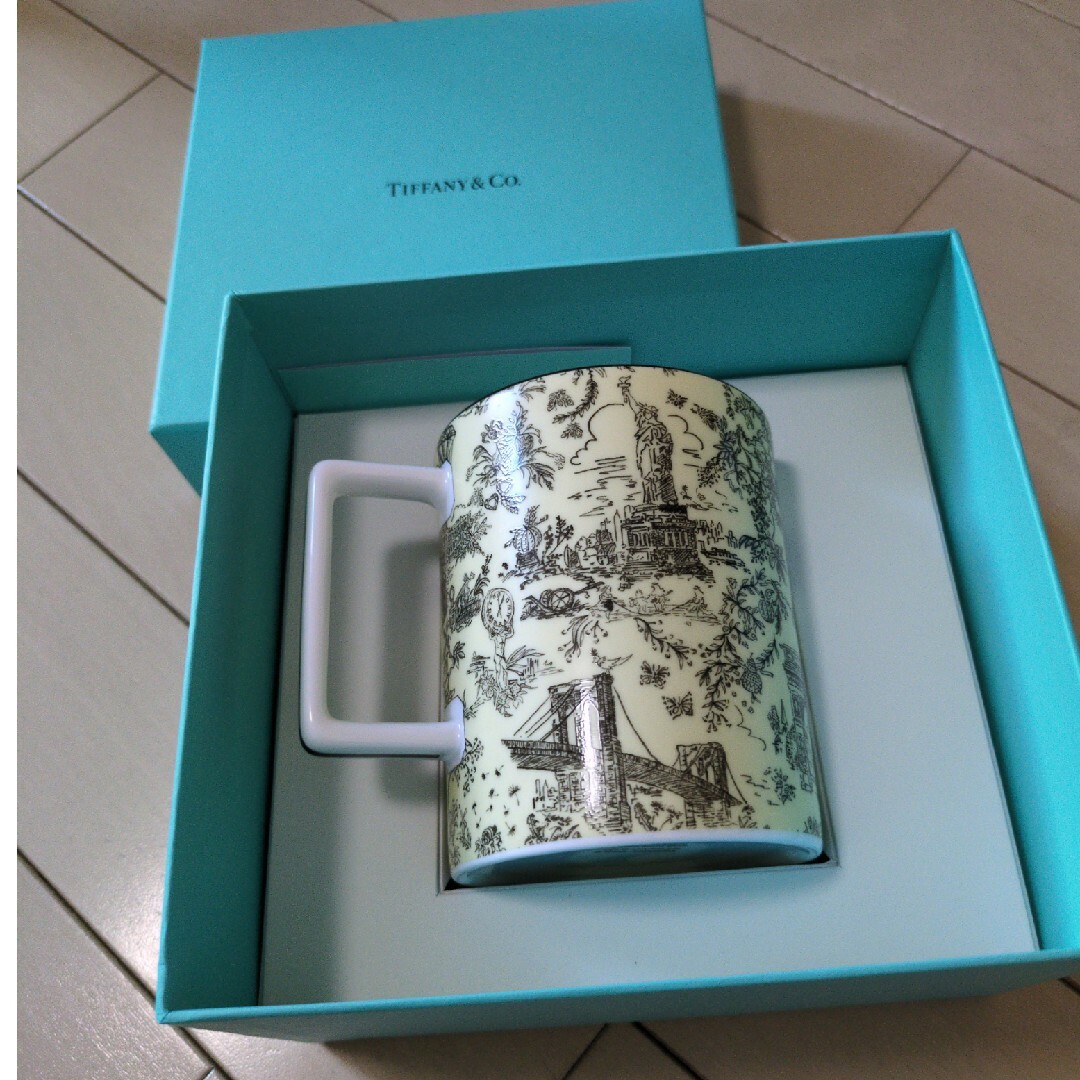Tiffany & Co. - 【期間限定】ティファニーマグカップ金継ぎの Tiffany & Co. - 【期間限定】ティファニーマグカップ金継ぎの