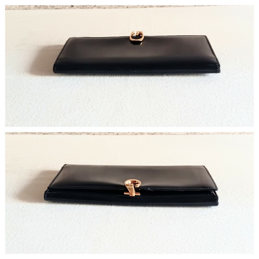 GUCCI - 良品 グッチ ヴィンテージ レザー 長財布 ウォレット GUCCI - 良品 グッチ ヴィンテージ レザー 長財布 ウォレット