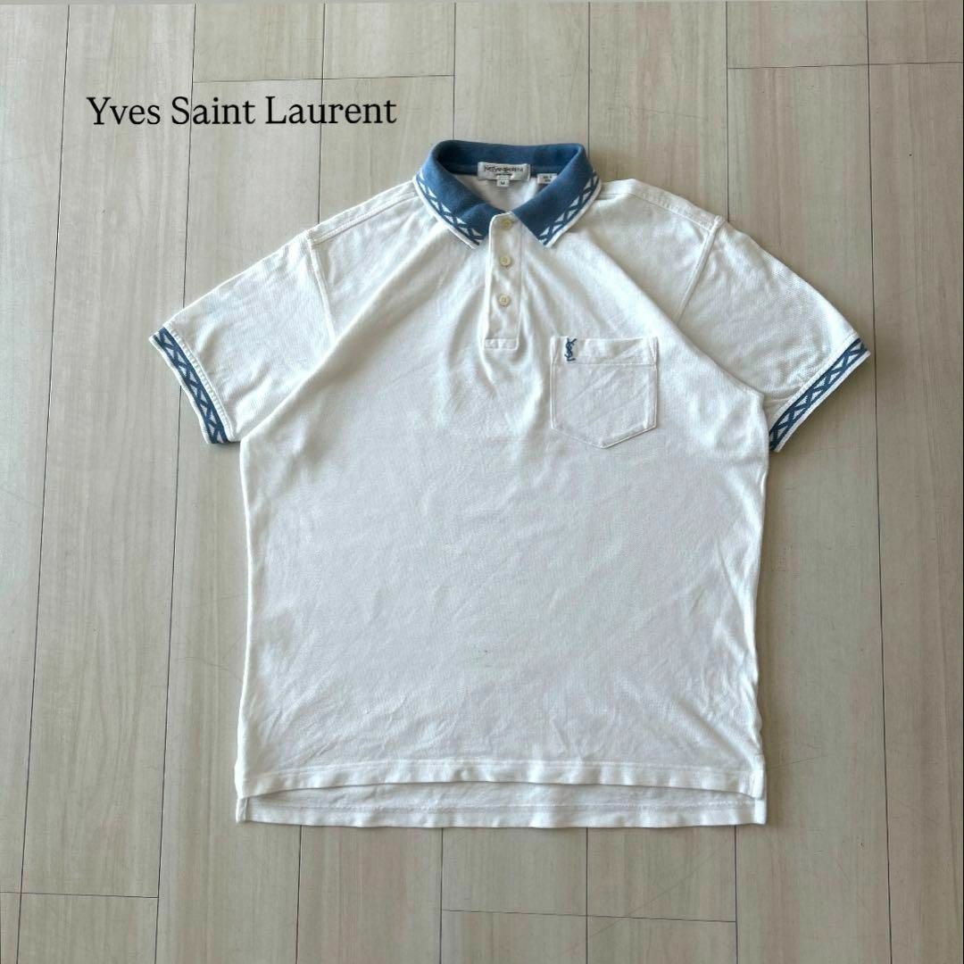 Yves Saint Laurent - 00s Yves Saint Laurent 刺繍ロゴ Yves Saint Laurent - 00s Yves Saint Laurent 刺繍ロゴ