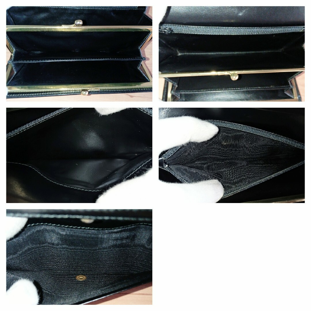 CELINE - 美品 セリーヌ がま口 レザー 長財布 ビンテージ CELINE - 美品 セリーヌ がま口 レザー 長財布 ビンテージ