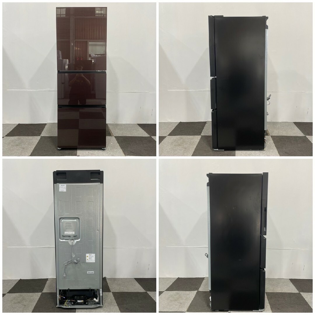Hisense - ハイセンス 冷蔵庫 HR-G2801BR 282L 2021年 家電 Hisense - ハイセンス 冷蔵庫 HR-G2801BR 282L 2021年 家電
