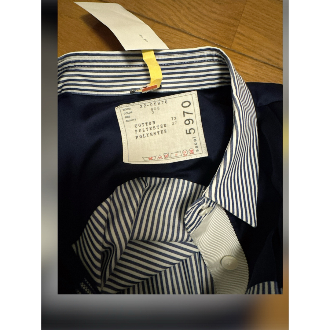 sacai - sacai サカイ 美品 クリーニング済 ストライプ プリーツ sacai - sacai サカイ 美品 クリーニング済 ストライプ プリーツ