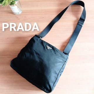 PRADA - PRADA(プラダ) ショルダーバッグ - 黒 レザーの通販|ラクマ PRADA - PRADA(プラダ) ショルダーバッグ - 黒 レザーの通販|ラクマ