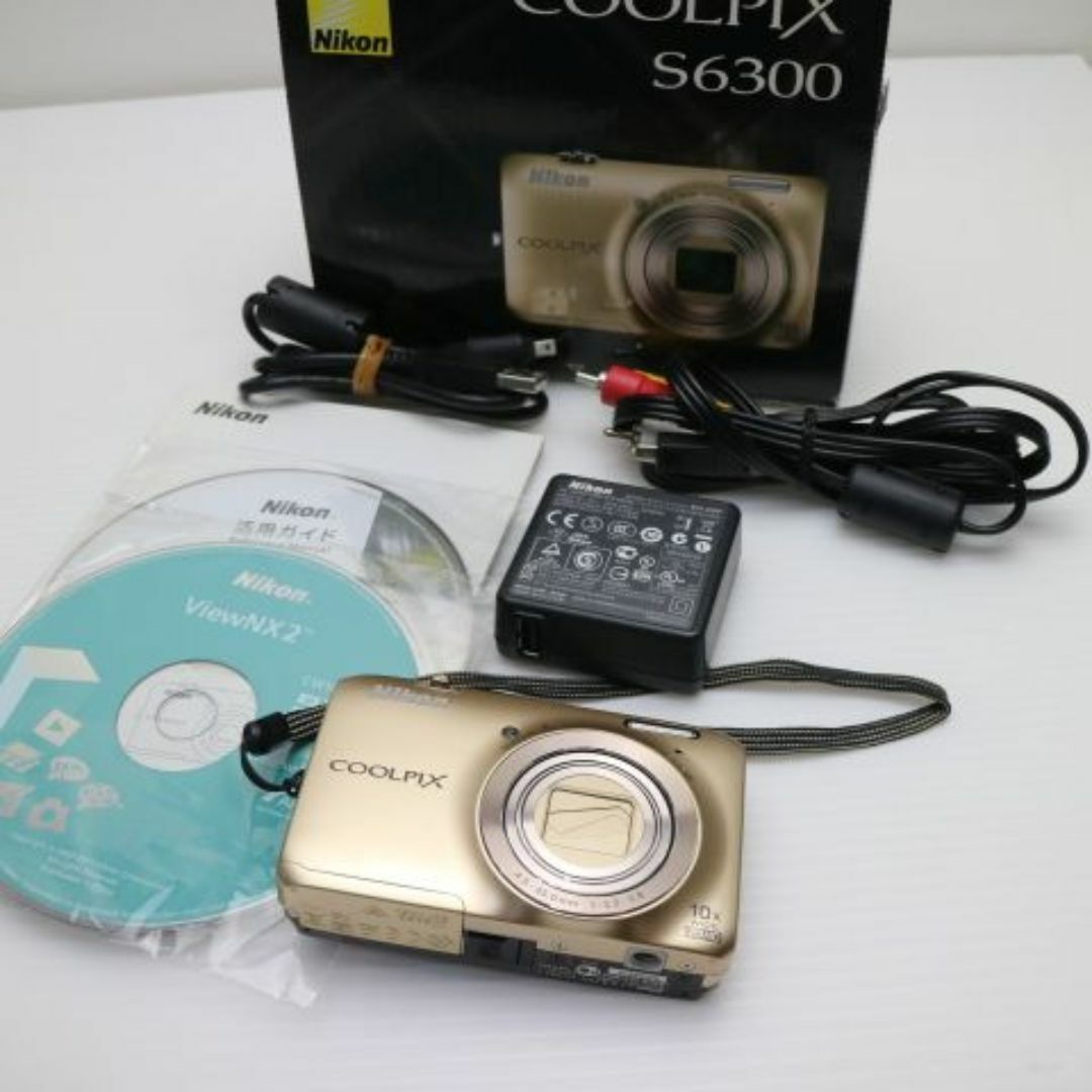 Nikon - 新品同様 COOLPIX S6300 エレガントゴールド M444の通販 Nikon - 新品同様 COOLPIX S6300 エレガントゴールド M444の通販