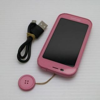 シャープ(SHARP)の良品中古 SH-03M ピンク 白ロム M444(携帯電話本体)