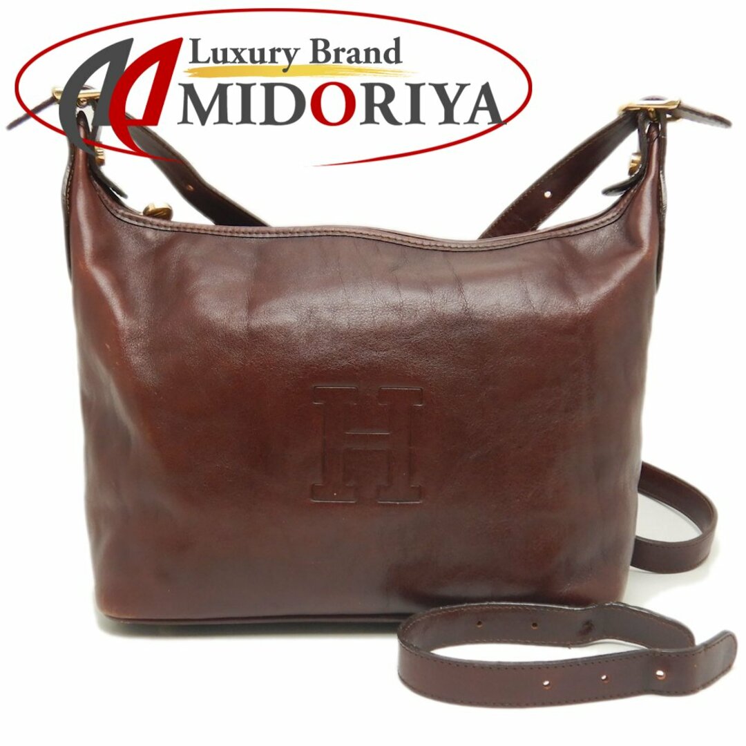 HIROFU ヒロフ ショルダーバッグ 2WAY レザー ボルドー/252673 HIROFU ヒロフ ショルダーバッグ 2WAY レザー ボルドー/252673