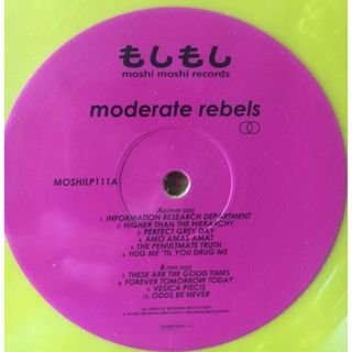 英LP Moderate Rebels If You See Something That Doesn’t Look Right, Part MOSHILP111A Moshi Moshi Records /00260(その他)