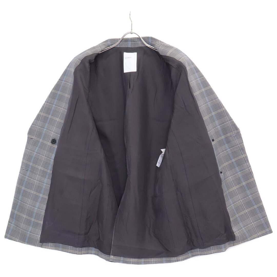 ノーブル 【美品】22-010-240-6040-1-0 グレンチェック ピークド ノーブル 【美品】22-010-240-6040-1-0 グレンチェック ピークド