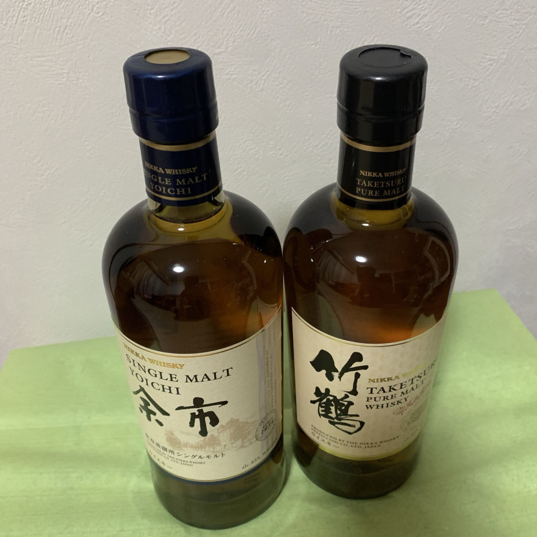 ニッカウヰスキー - 余市と竹鶴2本セットの通販 by M's shop ニッカウヰスキー - 余市と竹鶴2本セットの通販 by M's shop