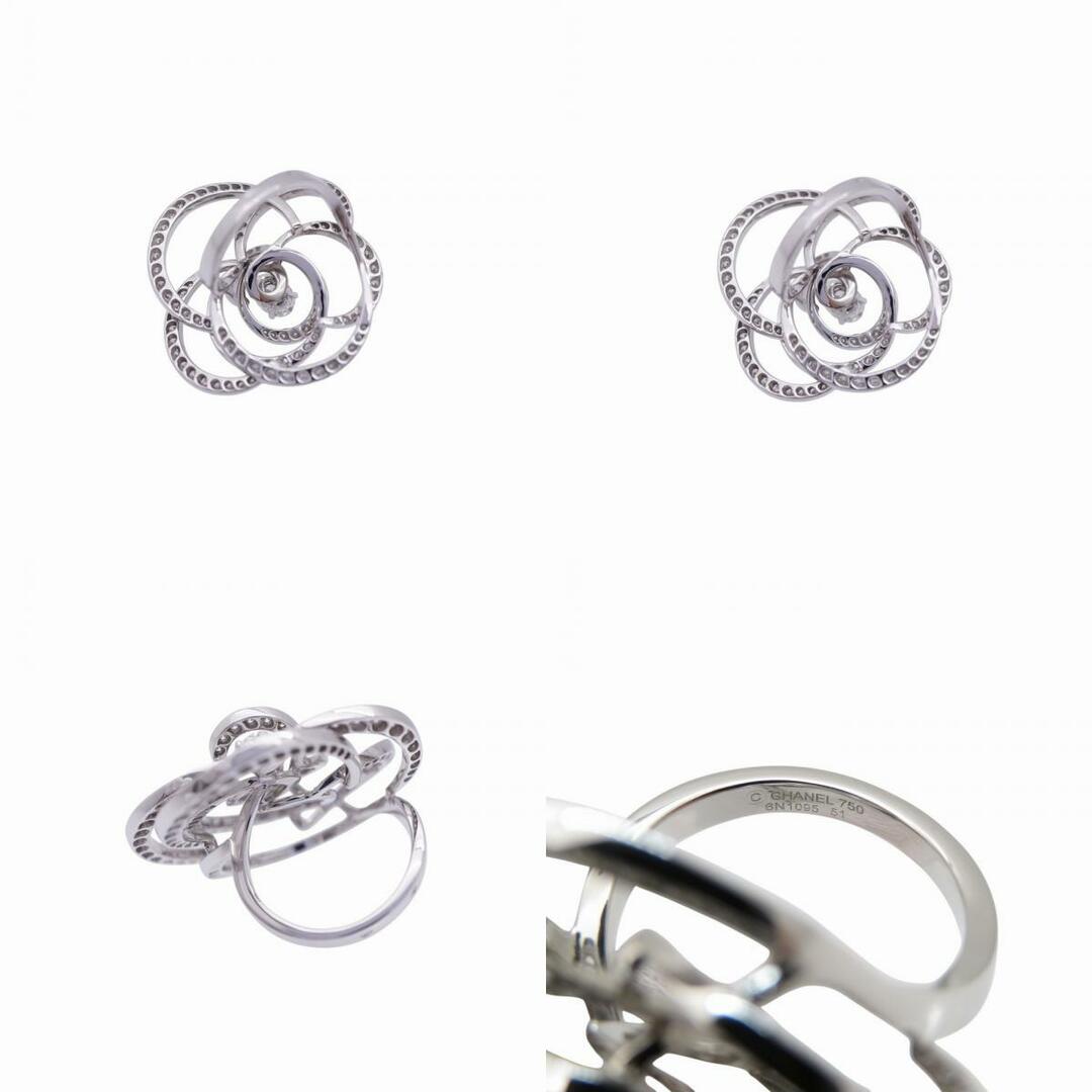 CHANEL - 美品 シャネル カメリア オーバルダイヤ0.8ct / 140 CHANEL - 美品 シャネル カメリア オーバルダイヤ0.8ct / 140