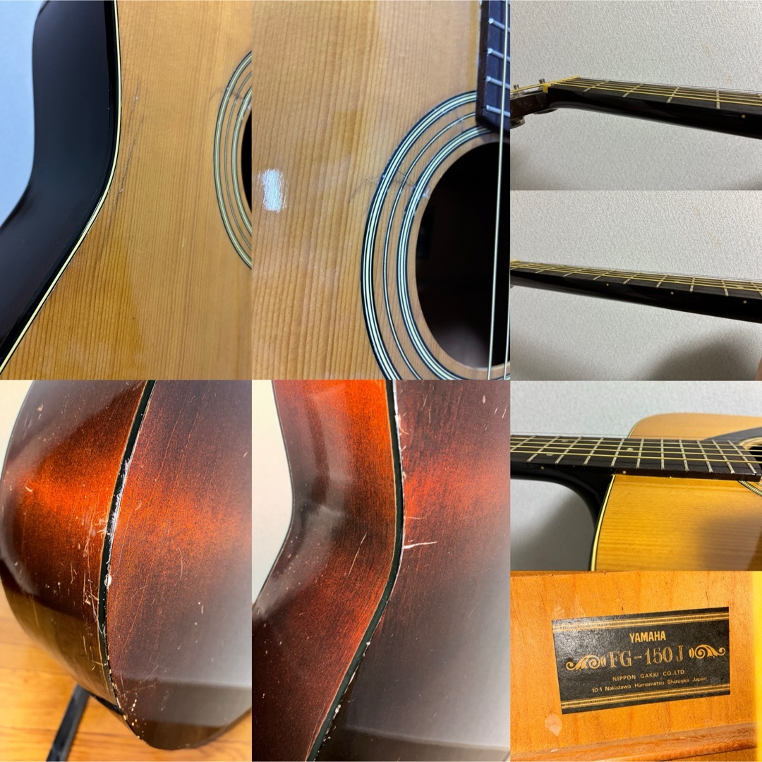 ヤマハ - 日本製 YAMAHA(ヤマハ)FG-150J 黒ラベル アコギの通販 ヤマハ - 日本製 YAMAHA(ヤマハ)FG-150J 黒ラベル アコギの通販