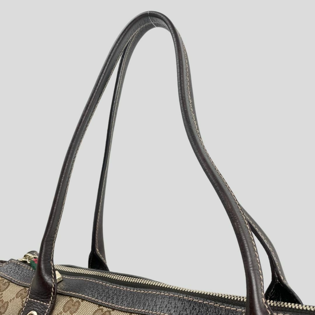 GUCCI - □グッチ GGキャンバス□ シェリーライン トートバッグ GUCCI - □グッチ GGキャンバス□ シェリーライン トートバッグ