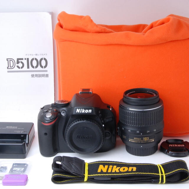 ★新品級★ニコン Nikon D5100 VR付き純正レンズキット！送料無料！
