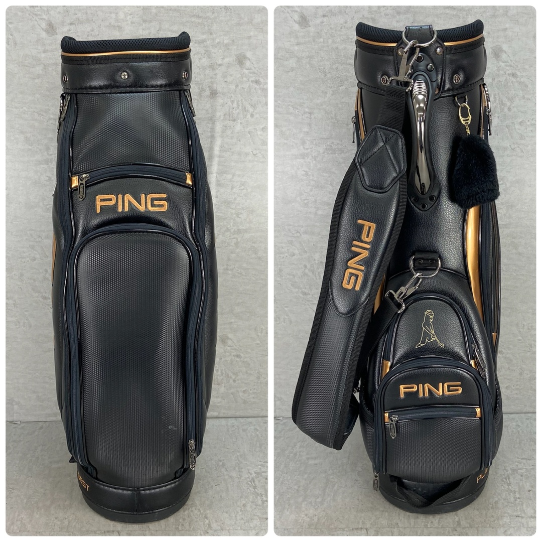 PING - PING ピン ゴルフ キャディバッグ カート式 約9型 約23cm PING - PING ピン ゴルフ キャディバッグ カート式 約9型 約23cm
