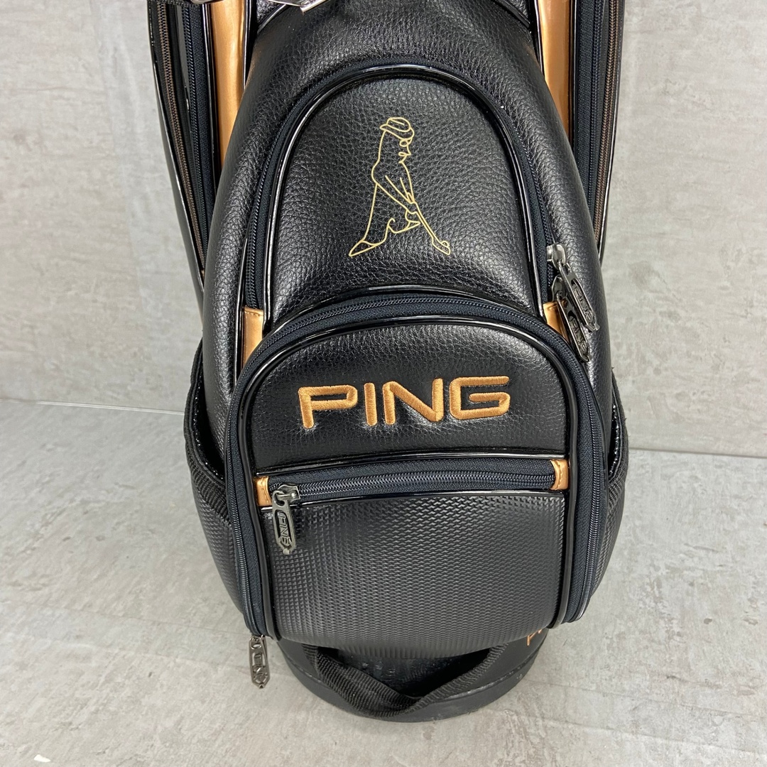 PING - PING ピン ゴルフ キャディバッグ カート式 約9型 約23cm PING - PING ピン ゴルフ キャディバッグ カート式 約9型 約23cm