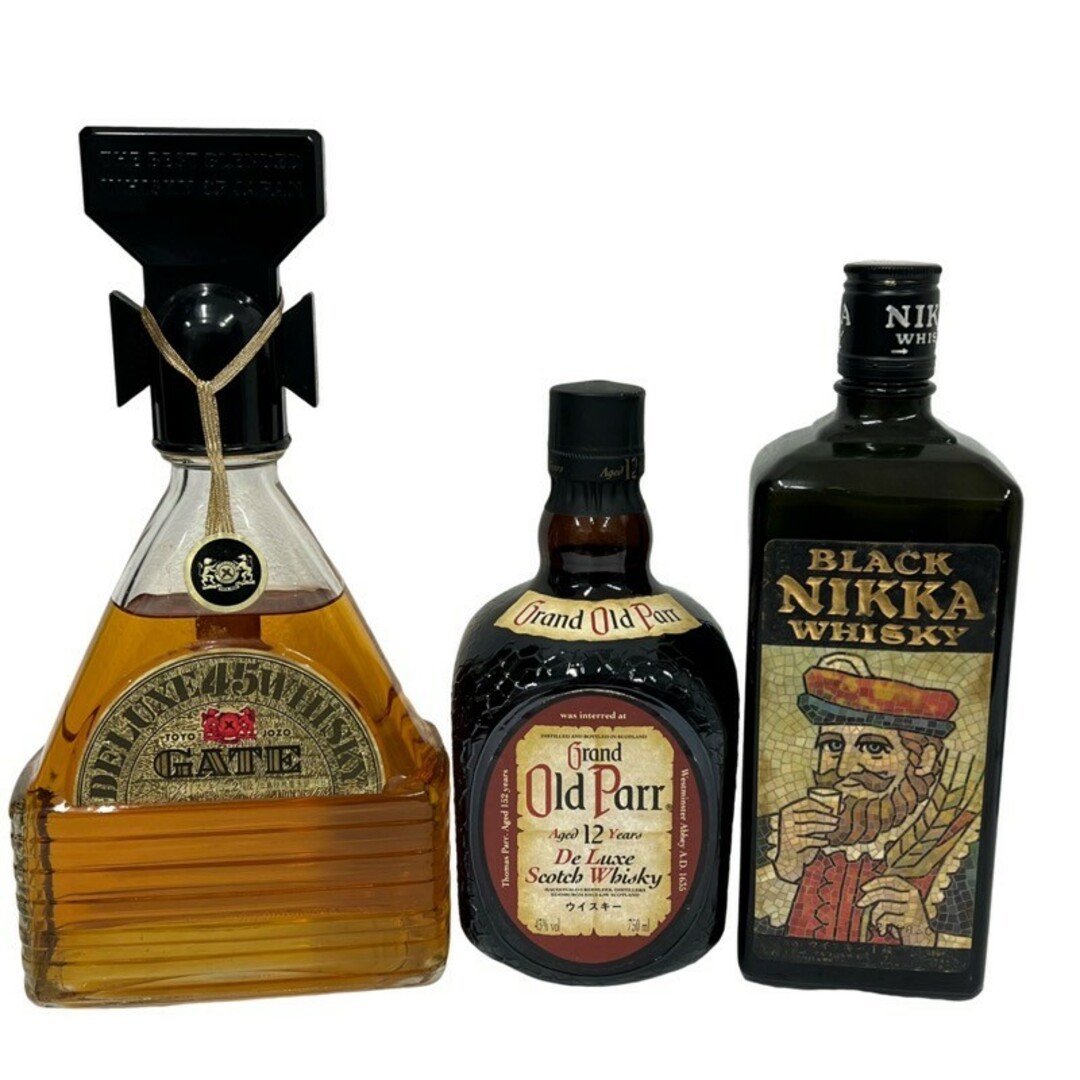 ウイスキー おまとめ 3本セット Old Parr 12年 / DELUXE 45 ウイスキー おまとめ 3本セット Old Parr 12年 / DELUXE 45