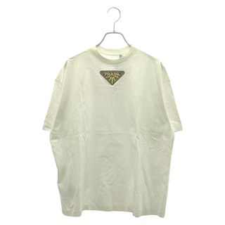 PRADA - プラダ PRADA Tシャツ ラインストーン 三角ロゴ PRADA - プラダ PRADA Tシャツ ラインストーン 三角ロゴ
