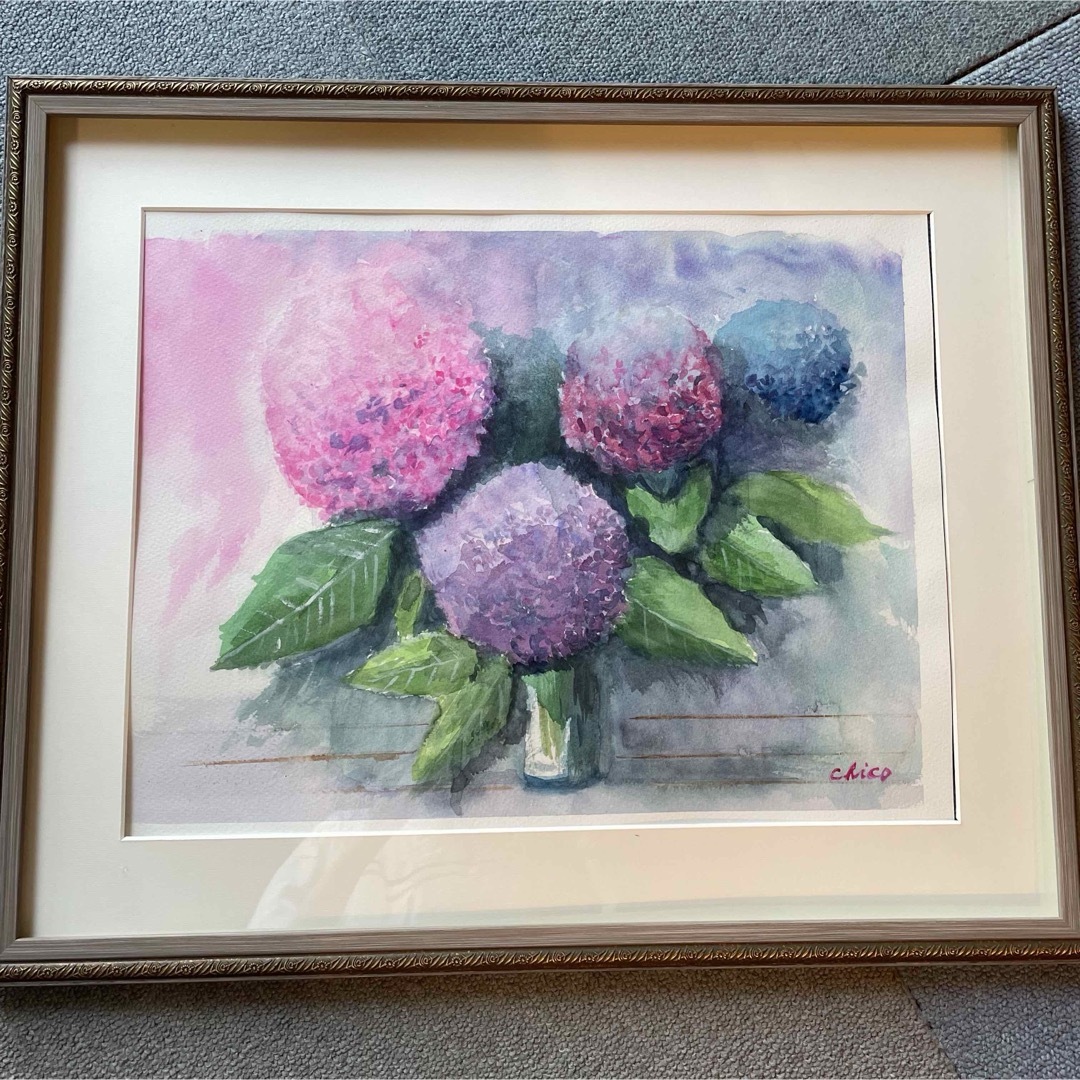 紫陽花 水彩画 f6の通販 by プロフィールお読みください|ラクマ 紫陽花 水彩画 f6の通販 by プロフィールお読みください|ラクマ