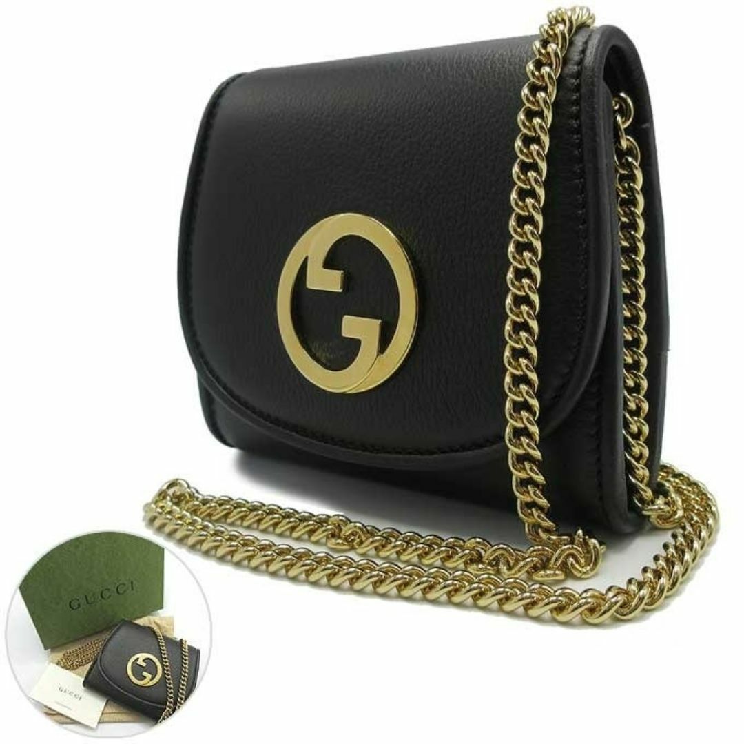 GUCCI - 【新品】グッチ 725219 UXX0G 1000 (ブラック) 財布 GUCCI - 【新品】グッチ 725219 UXX0G 1000 (ブラック) 財布