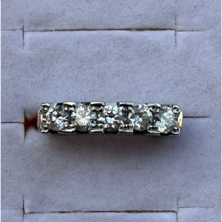 GUCCI - グッチ ハーフエタニティ ダイヤ リング 10号 K18WG GUCCI - グッチ ハーフエタニティ ダイヤ リング 10号 K18WG