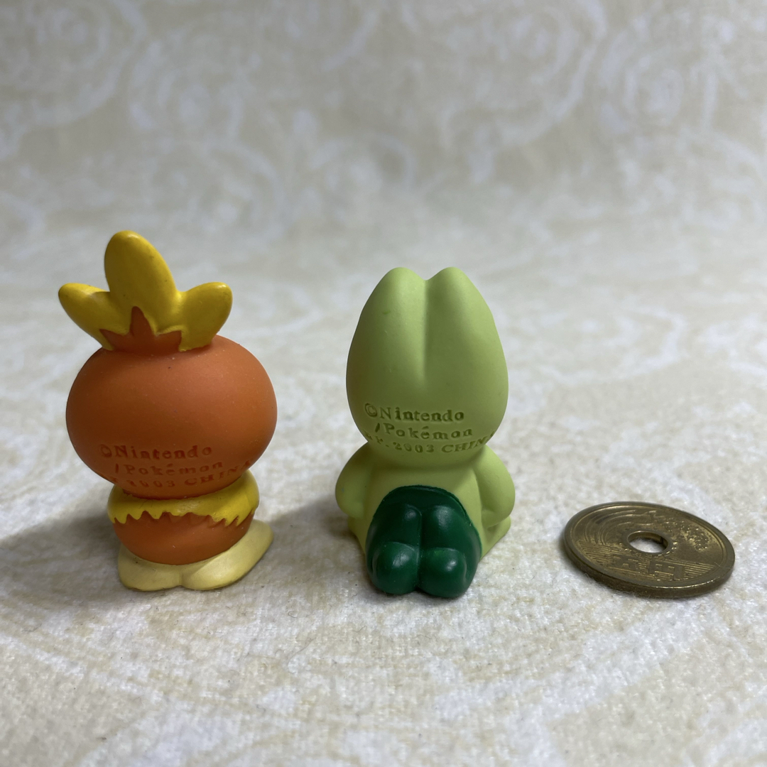 ポケモン フィギュア ソフビ キモリ アチャモ 2003年の通販 by ポケモン フィギュア ソフビ キモリ アチャモ 2003年の通販 by