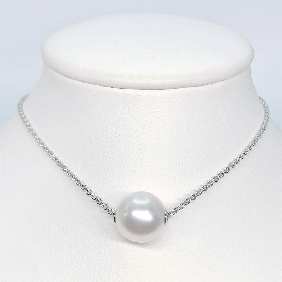 MIKIMOTO - ミキモト 南洋 白蝶真珠 一粒 パールネックレス MIKIMOTO - ミキモト 南洋 白蝶真珠 一粒 パールネックレス