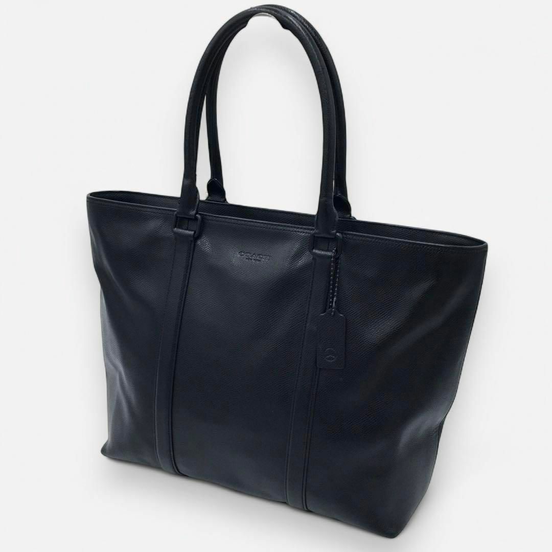 COACH - コーチ×メルセデスベンツ レザートートバッグ ブラック COACH - コーチ×メルセデスベンツ レザートートバッグ ブラック