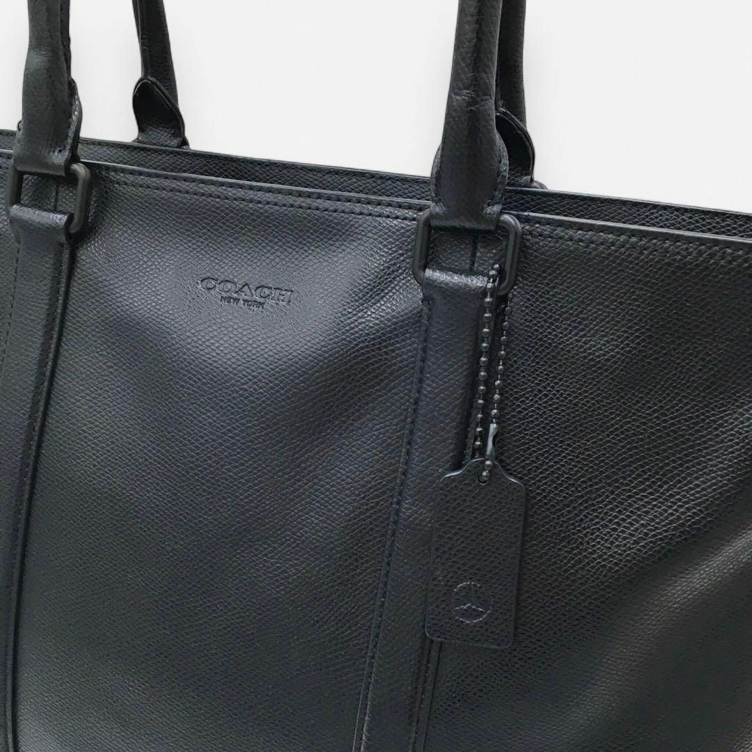 COACH - コーチ×メルセデスベンツ レザートートバッグ ブラック COACH - コーチ×メルセデスベンツ レザートートバッグ ブラック