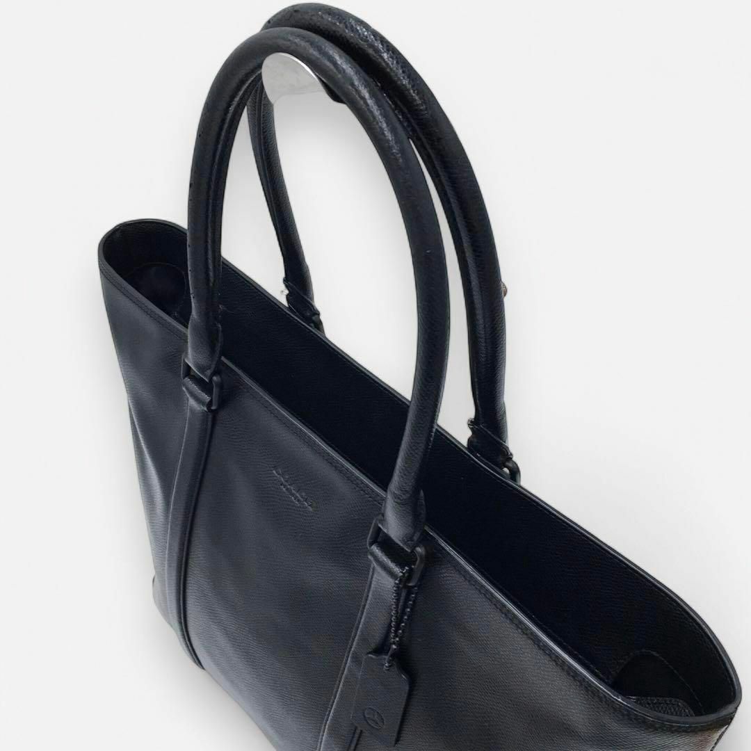 COACH - コーチ×メルセデスベンツ レザートートバッグ ブラック COACH - コーチ×メルセデスベンツ レザートートバッグ ブラック